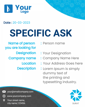 Specific Ask custom template