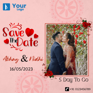 Save The Date Instagram flyer