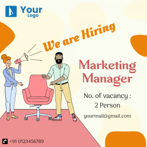 We are Hiring Instagram flyer