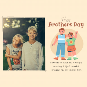 Brother's Day ad template