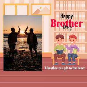 Brother's Day greeting image