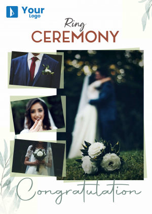 Ring Ceremony facebook template