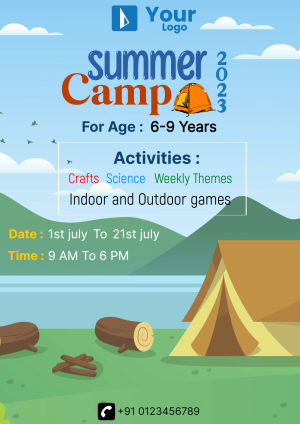 Summer Camp Instagram banner