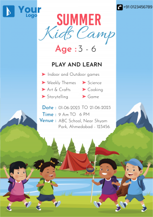 Summer Camp custom template