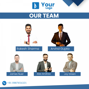 Our Team facebook template