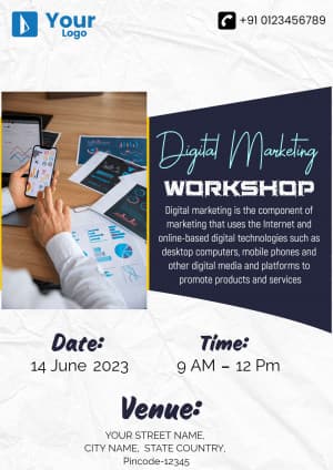 Workshop Invitation poster Maker