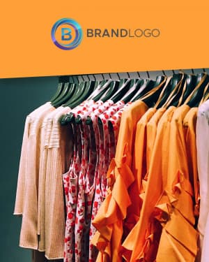 Your Brand on E-commerce Social Media template