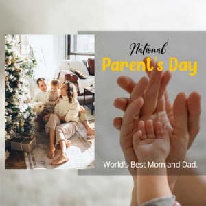 National  Parent's day Templates custom template