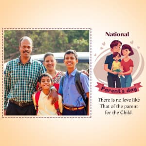 National  Parent's day Templates Instagram Post template