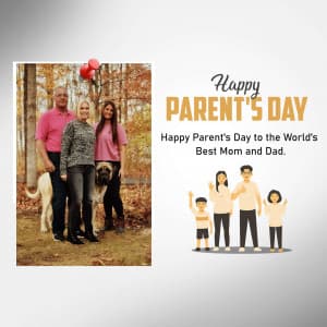 National  Parent's day Templates poster Maker