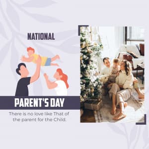 National  Parent's day Templates template