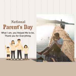 National  Parent's day Templates image