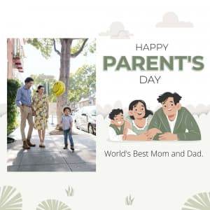 National  Parent's day Templates flyer