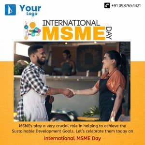 World MSME Day marketing flyer
