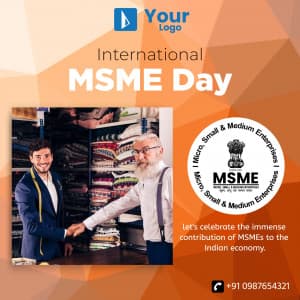 World MSME Day marketing poster