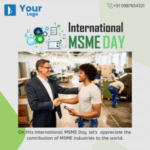 World MSME Day greeting image