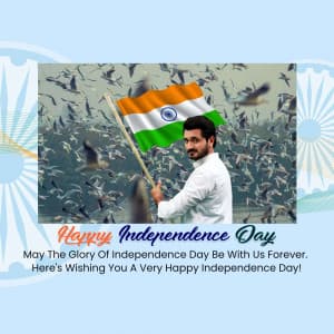 Independence Day Wishes Templates advertisement template