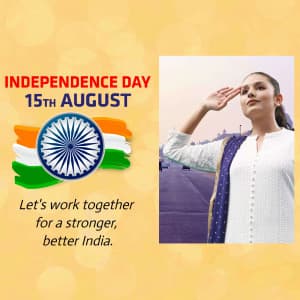 Independence Day Wishes Templates ad template