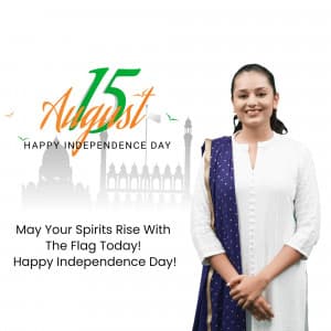 Independence Day Wishes Templates Instagram flyer