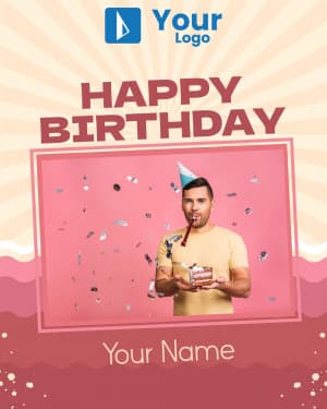 Birthday Status creative template