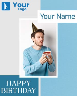 Birthday Status facebook template