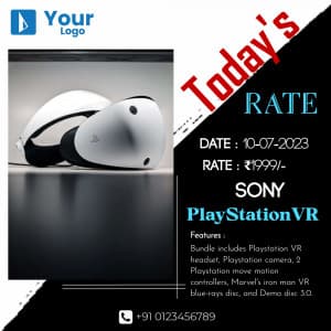 Today's Rate Facebook Poster