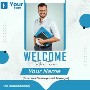 Welcome Employee ad template