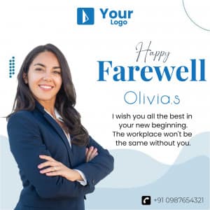 Happy Farewell Social Media poster