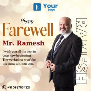 Happy Farewell marketing poster