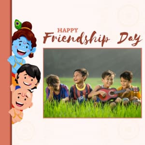 Friendship Day Wishes Template poster