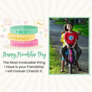 Friendship Day Wishes Template flyer
