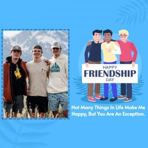 Friendship Day Wishes Template Instagram Post template