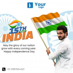 Independence Day Wishes Templates Social Media template