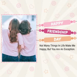 Friendship Day Wishes Template image