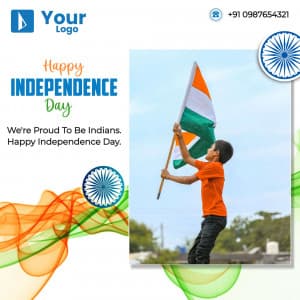 Independence Day Wishes Templates flyer
