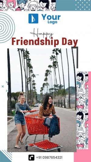 Friendship Day Wishes (Story Size) banner