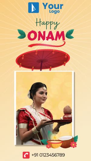 Onam Story Template facebook ad banner