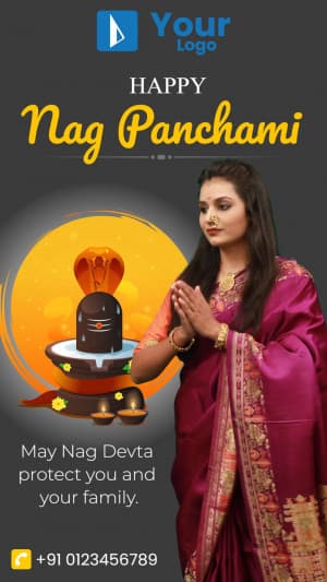 Nag Panchami (Story) Social Media poster