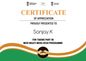 Certificate (Meri Maati Mera Desh) Social Media template