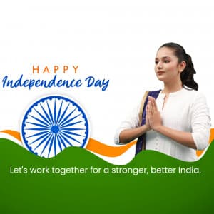 Independence Day Wishes Templates marketing flyer