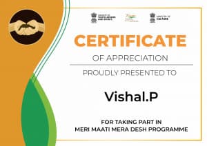 Certificate (Meri Maati Mera Desh) image