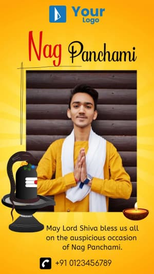 Nag Panchami (Story) Instagram banner