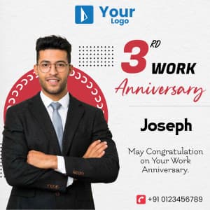 Work Anniversary poster