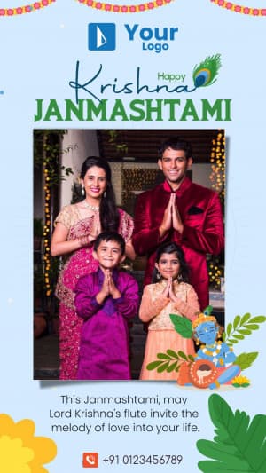 Janmashtami Story Template template