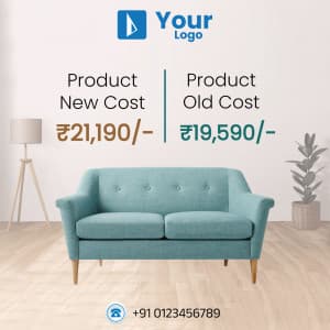 Product Price marketing flyer