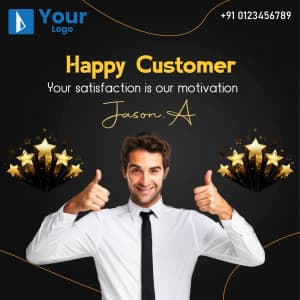 Happy Customer template
