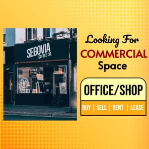 Offices And Shops marketing flyer