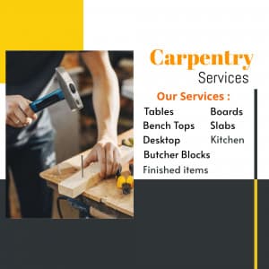 Carpenter Services marketing poster