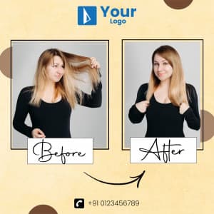 Before After facebook template