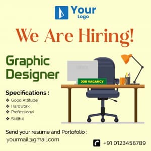 We are Hiring poster Maker